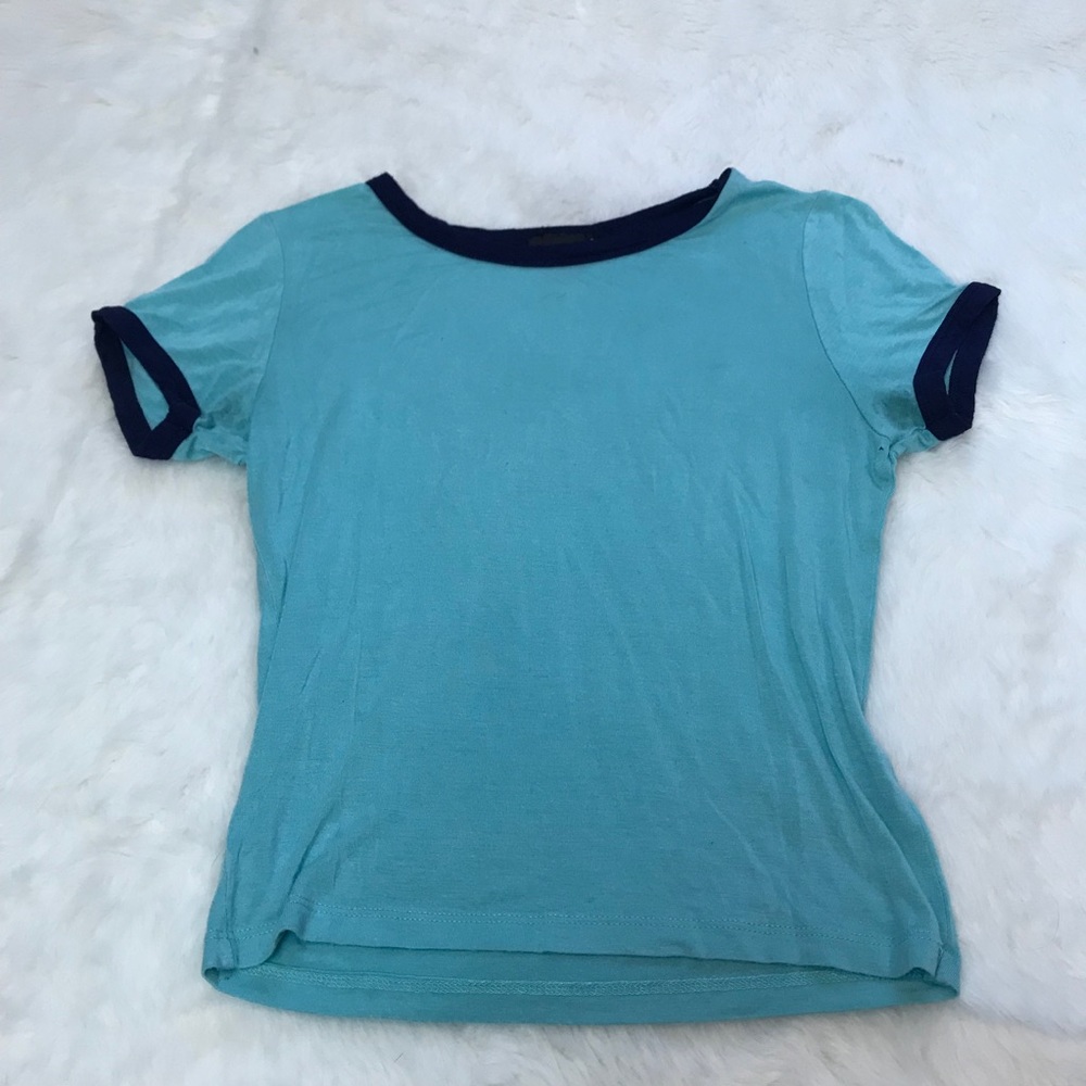 Blue and navy T-shirt super soft and cute